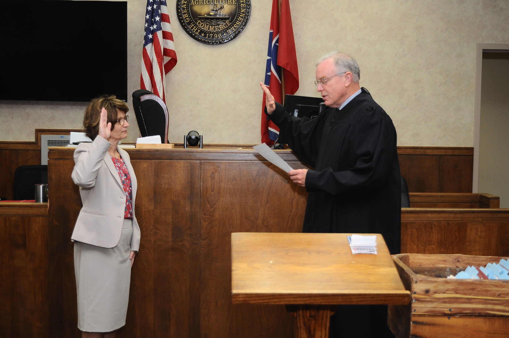 Stacy L. Lynch sworn in